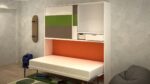 Horizontal wall desk bed - Image 5