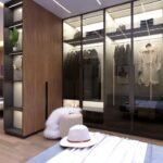 space-saving dressing room